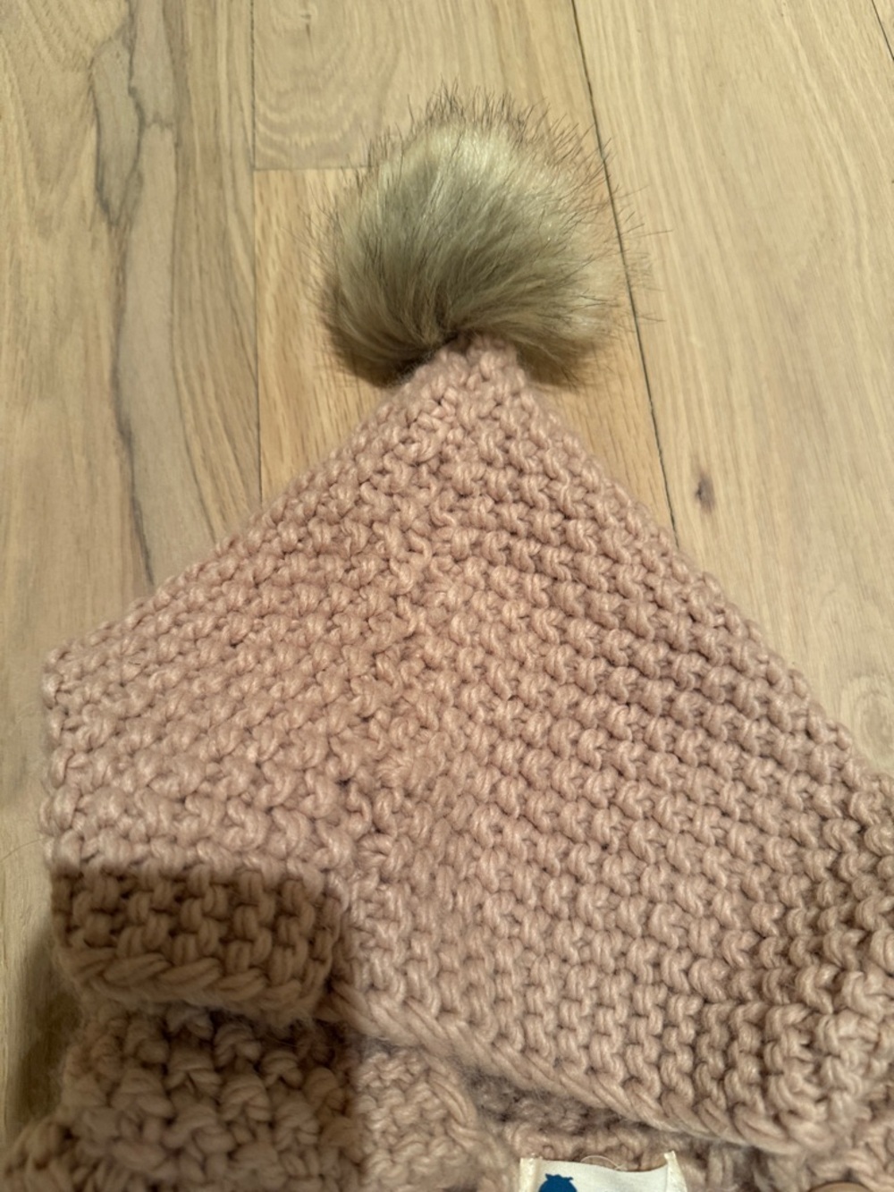 The Blueberry Hill - Cozy Hooded Knit Poncho Sweater - Picture 3 of 3